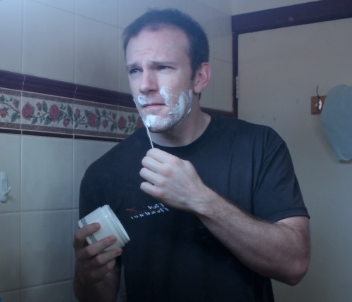 How to shave face baxters